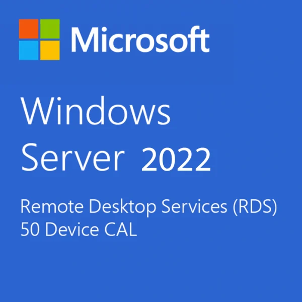 Windows Server 2022 RDS 50 Device CAL Digital License