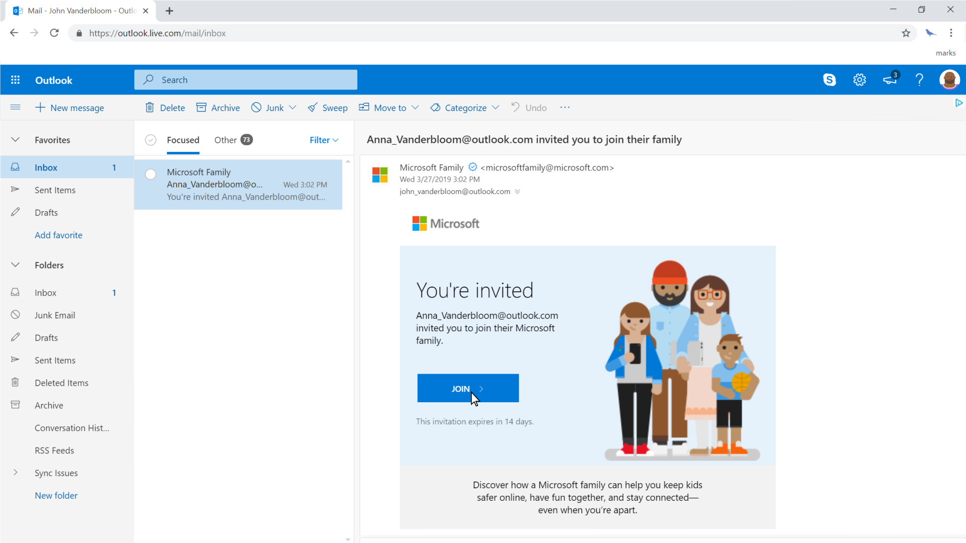 Office 365 Family Account